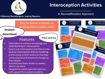 Interoception Support Activities for Schools: A Neuroaffirmative Approach for Autistic Children
