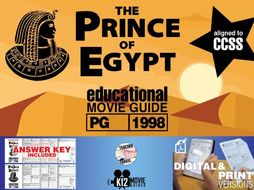 The Prince of Egypt Movie Guide | Questions | Worksheet (PG - 1998