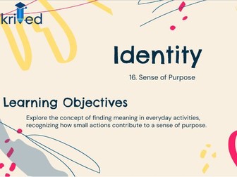 Finding Purpose in Everyday Life – Year 7 PSHE Lesson on Meaning and Motivation