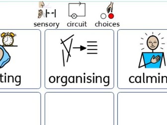 Sensory Circuit  Choice Board