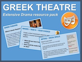 Greek Theatre: Extensive Drama resource pack