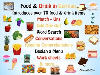 German – Food & Drink - A Complete Pack.