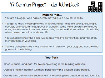 der Wohnblock Y7 German Project