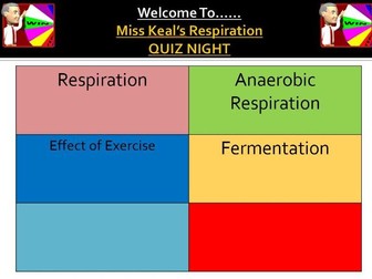 Respiration Revision Quiz