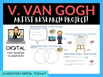 Vincent Van Gogh - ARTIST Research Project (Google Slides™)