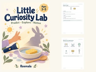 Preschool Science Explorations | Ages 3–5