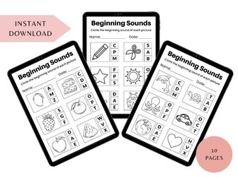 A–Z Color & Sound Match Pack