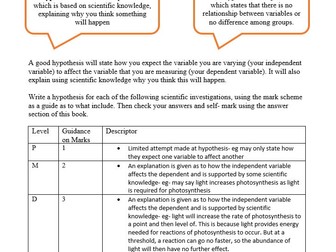 BTEC Applied Science-Unit 3 Revision Book