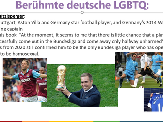 LGBTQ German Yr 7 & 8 suitable