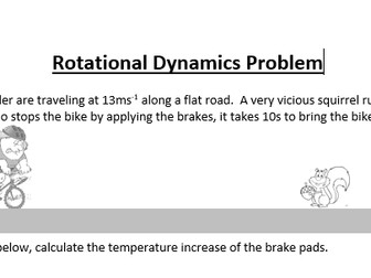 Rotational Dynamics Question Sheets