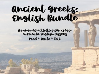 Ancient Greeks: English Bundle