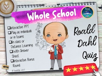 World Poetry Day Roald Dahl