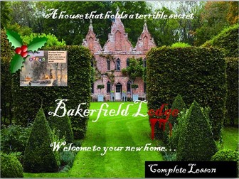 Bakerfield Lodge – Spooky Creative Writing Lesson + Christmas Bingo