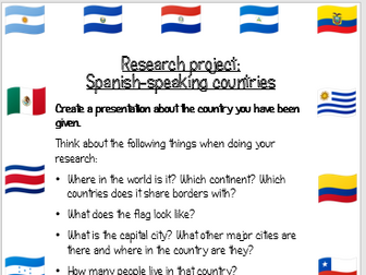 Spanish-speaking countries project