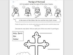 Printable Sign Of The Cross Worksheets