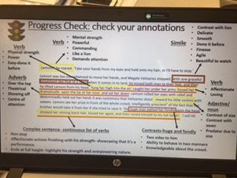 NEW AQA Language Reading Paper 1- Q1-Q5