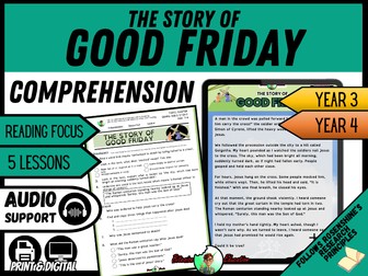 The Story of Good Friday | Reading Comprehension | Year 3 and 4