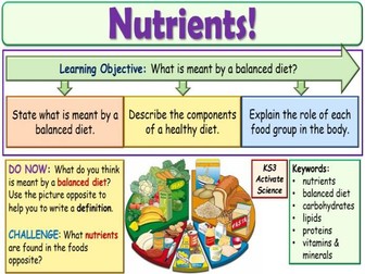 Nutrients KS3 Activate Science