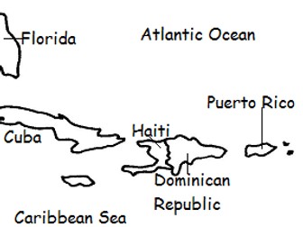 Puerto Rico Printable Handout With Map And Flag Teaching Resources