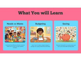 Fun Money Adventure Workbook for Age 7 to 11  year olds