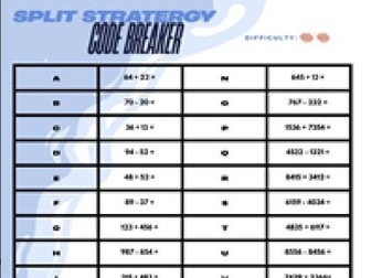Split Strategy Code Breaker