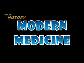 GCSE History - Modern medicine