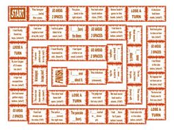 Past Perfect Tense Board Game