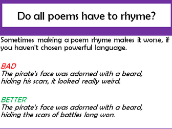 Poetry plans, PPT and resources Year 4/5
