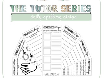 Daily Spelling Strips