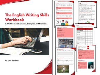 English Writing Skills Workbook: practice Formal Writing, Creative Writing, Vocabulary Building