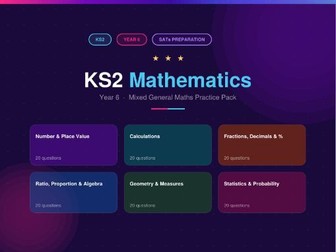 **KS2 Mathematics — Year 6 Mixed General Maths Practice Pack**
