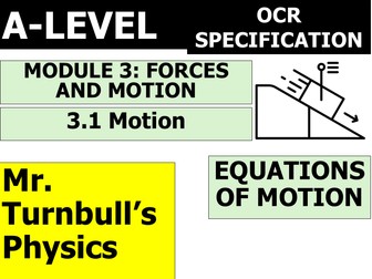 Equations of Motion (OCR A-Level Physics)