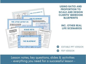 Scale Drawings & Design | Ratio & Proportion | Lesson Notes, Slides & Activities