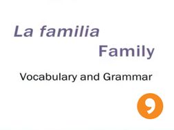 La Familia - Family - Video Tutorial