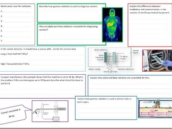 Uses of Nuclear Radiation - contamination vs irradiation and applications of radioactivity
