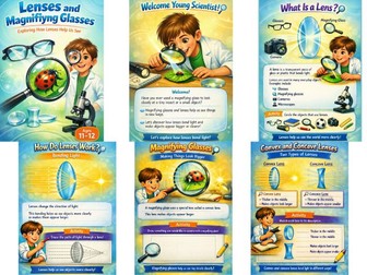 Lenses and Magnifying Glasses | KS3 Science Activities, Worksheets & Printable PDF