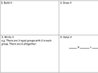Concrete/Pictorial/Abstract (CPA) maths woeksheets