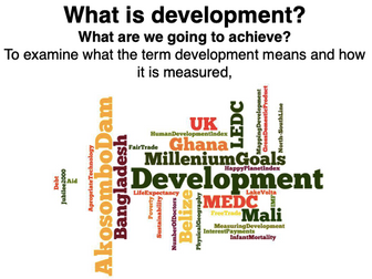 IGCSE Geography - Introduction to Development