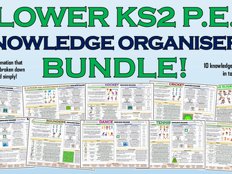 Lower KS2 PE Knowledge Organisers Bundle!
