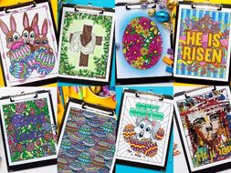 Easter Coloring Pages (8 Pack) | Color these 8 different coloring pages for Easter!