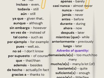 Spanish word mat