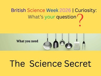 British Science Week 2026: Curiosity Challenge Cards | Digital | Print Pack.