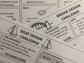 Primary School Science Experiments: Boats, Bridges and DNA