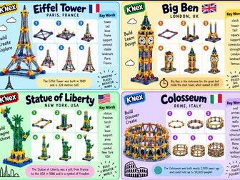 12 K'nex Landmark Building Challenges