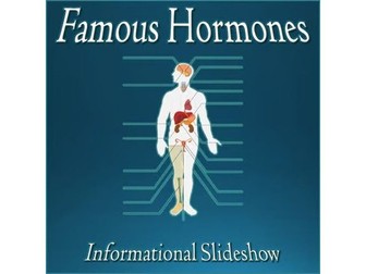 Famous Human Hormones - Informational Editable PowerPoint Slideshow