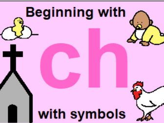 Beginning with CH worksheets and symbols