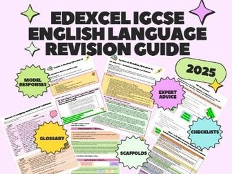 Pearson Edexcel IGCSE English Language Revision Guide