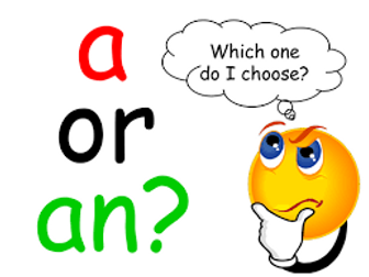 'A or an' SPAG game-Amazon rainforest