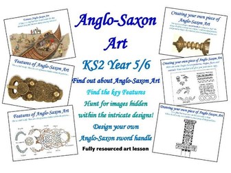 Anglo-Saxon Art  Lesson & Resources