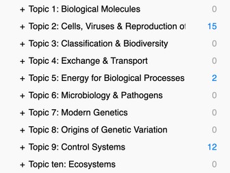 A level Biology Flashcards EDEXCEL B FULL COURSE